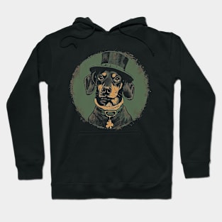 Dachshund Dog - Shamrock St. Patrick_s Day Saint Paddy_s Hoodie